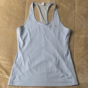 Women's Under Armor Light Blue Tank Top - Medium
